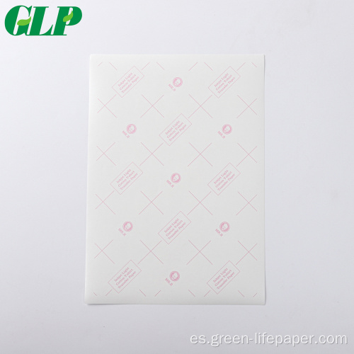 Papel de transferencia de calor de camiseta oscura 100% algodón A4